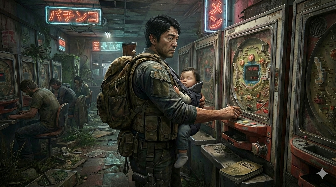 AI（CODE-G）が生成した、パチンコサバイバルのイメージ画像